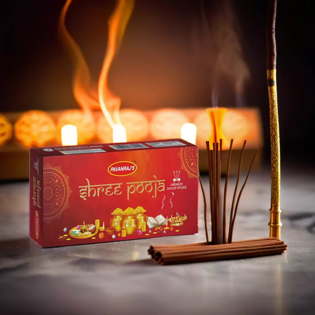 Shree Pooja Dhoop Stick 100 gm (Box)