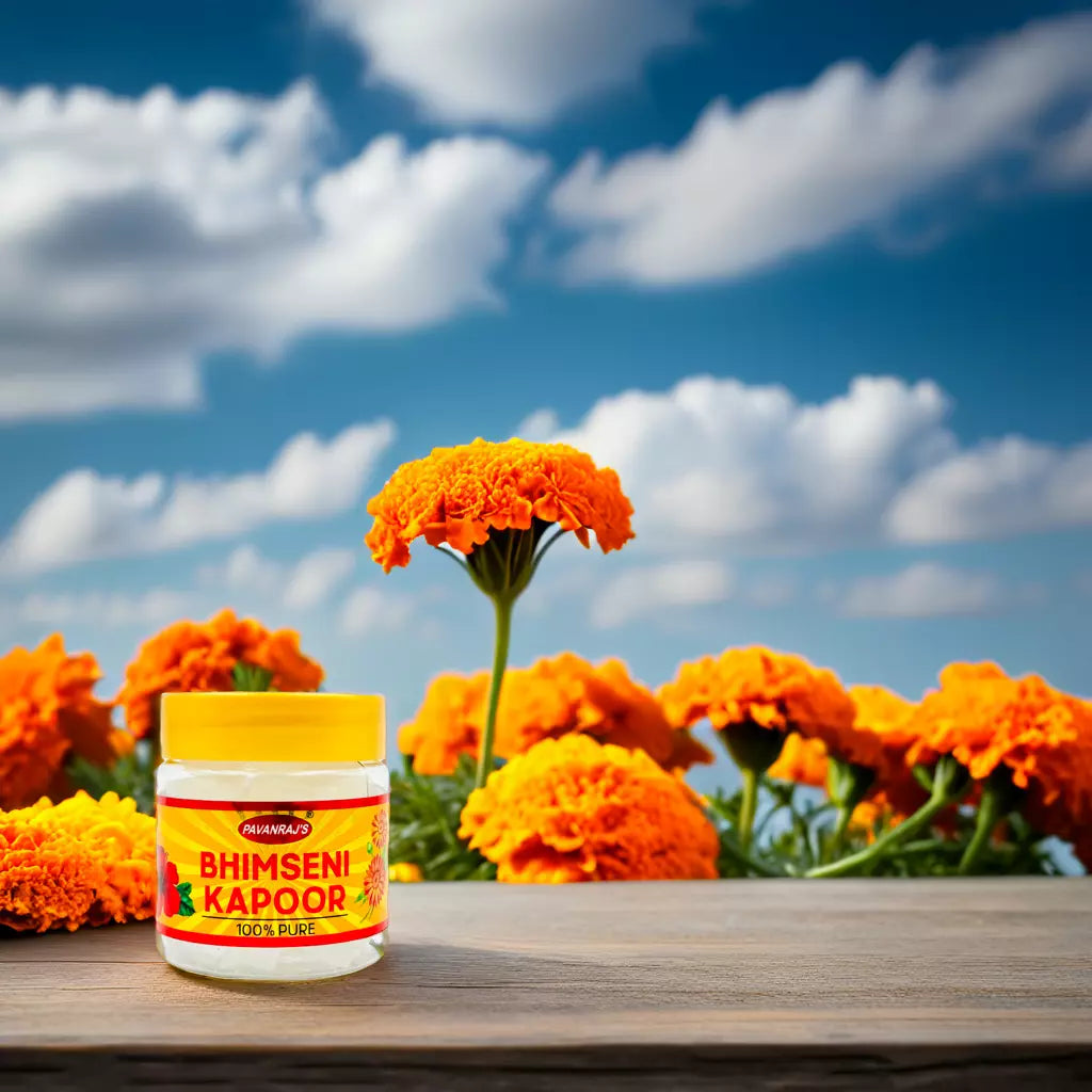 Bhimseni Camphor 50 gm (Jar)