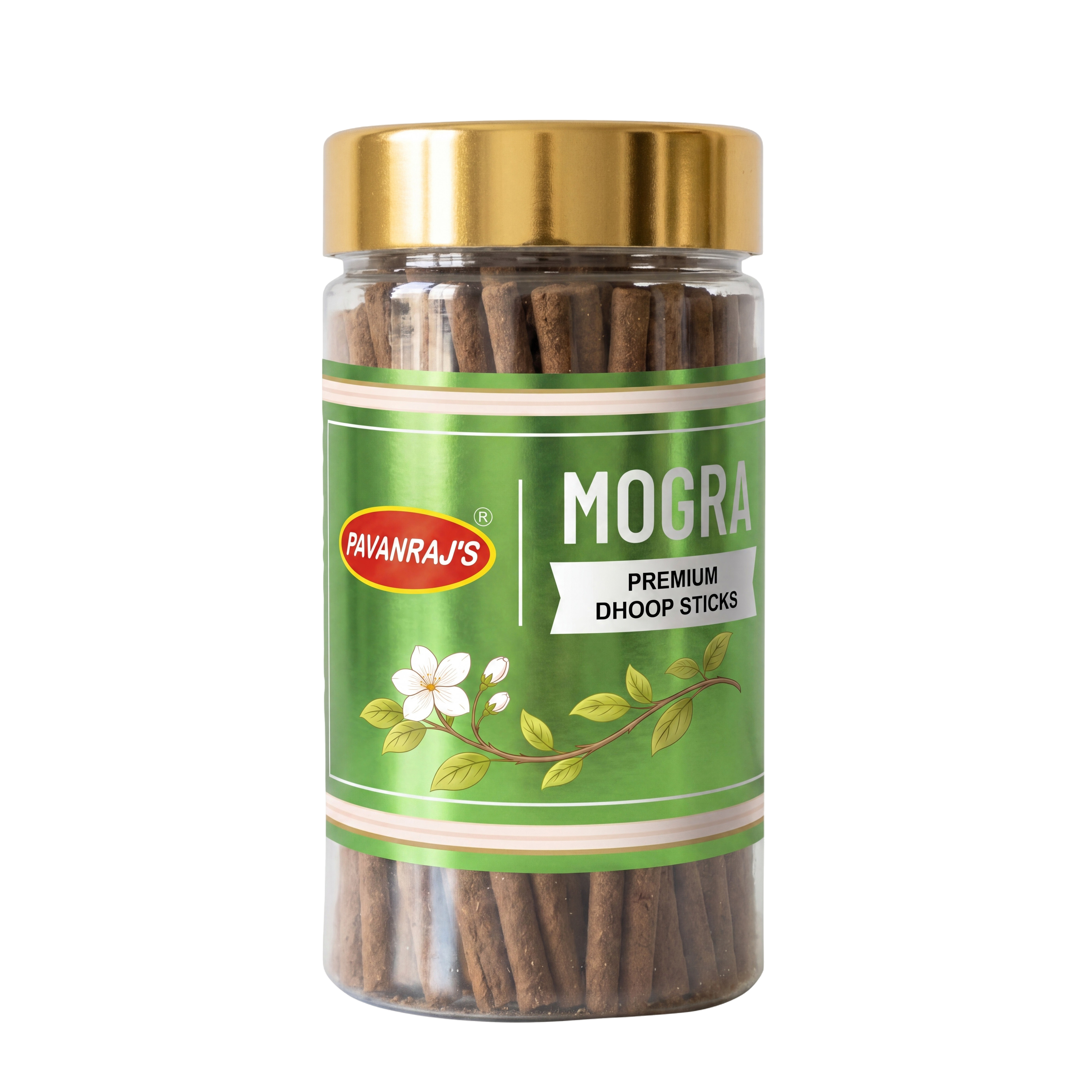 Mogra Dhoop Stick 100 gm (Jar)